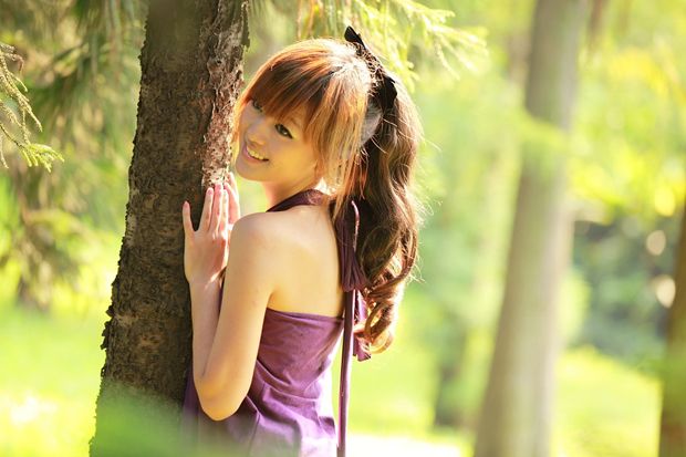 清纯女孩个人野外摄影—相约美丽(16)