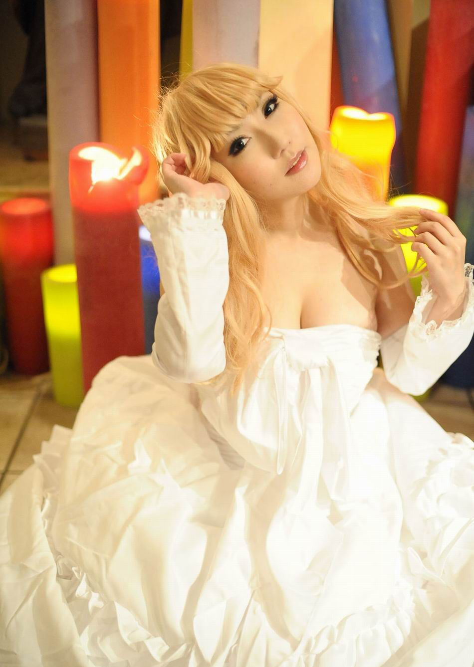 稚嫩雪乳美眉性感cosplay变小萝莉