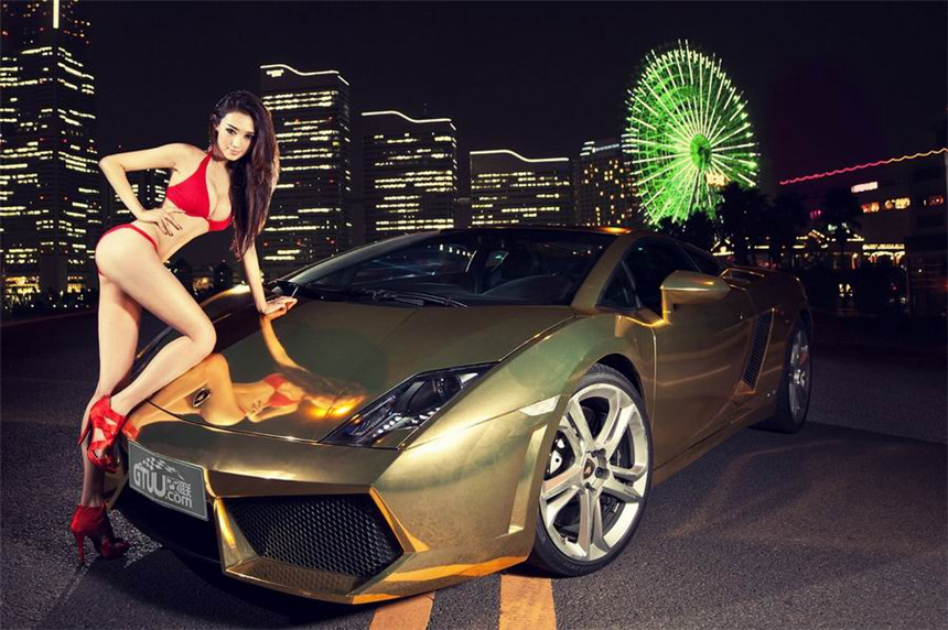 美胸车模施柳屹性感比基尼写真(3)