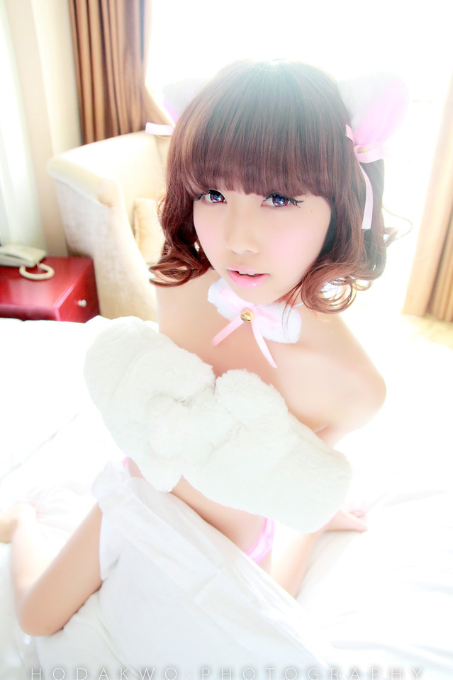 可爱美女的性感闺房内衣写真(13)