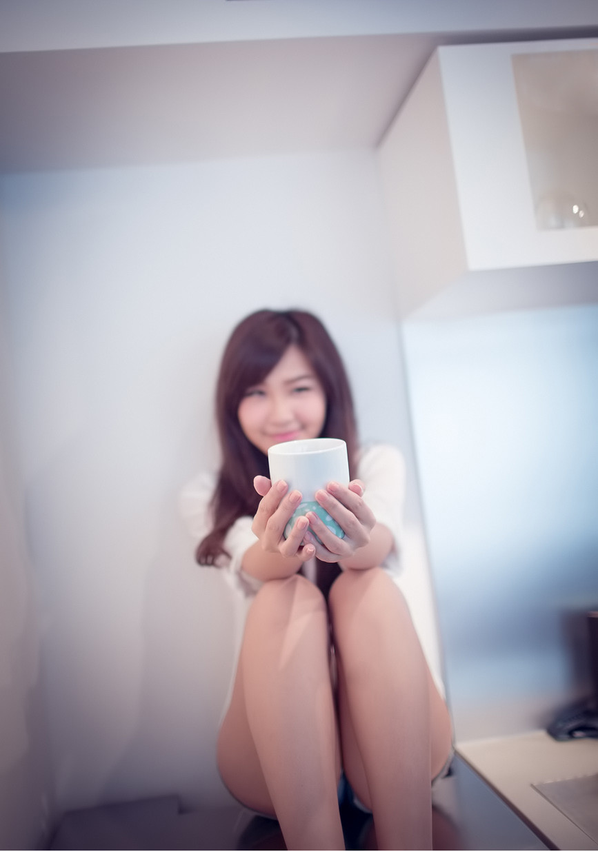 萌系美女清新迷人甜美私房(14)