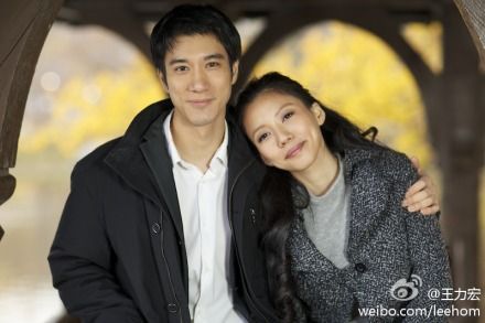 王力宏与新婚妻子李靓蕾
