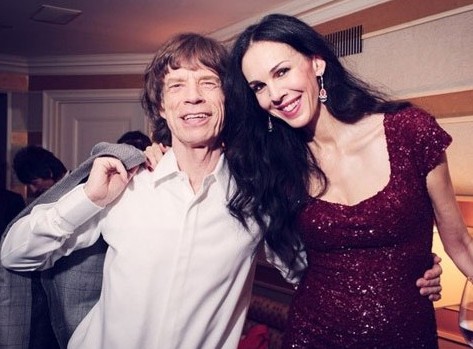 L'Wren Scott与滚石乐队主唱男友Mick Jagger