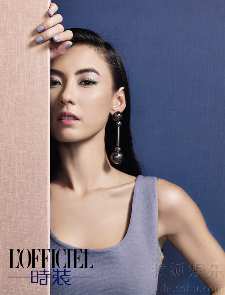 张柏芝美人依旧 登《时装L’OFFICIEL》封面