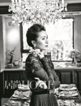 杨恭如荣登时尚杂志封面 演绎高贵典雅女人味