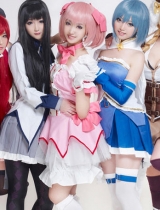 于芷晴图片 cosplay魔法少女小圆的爆乳学姐